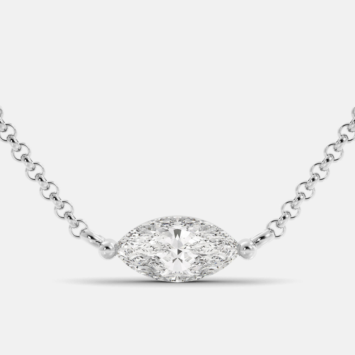 Green Amethyst Mini Evil Eye Necklace