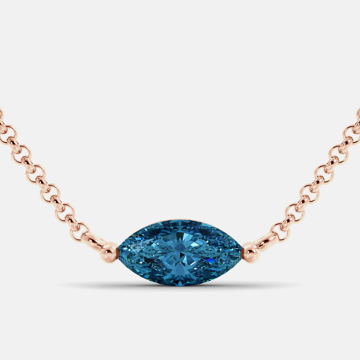 Green Amethyst Mini Evil Eye Necklace