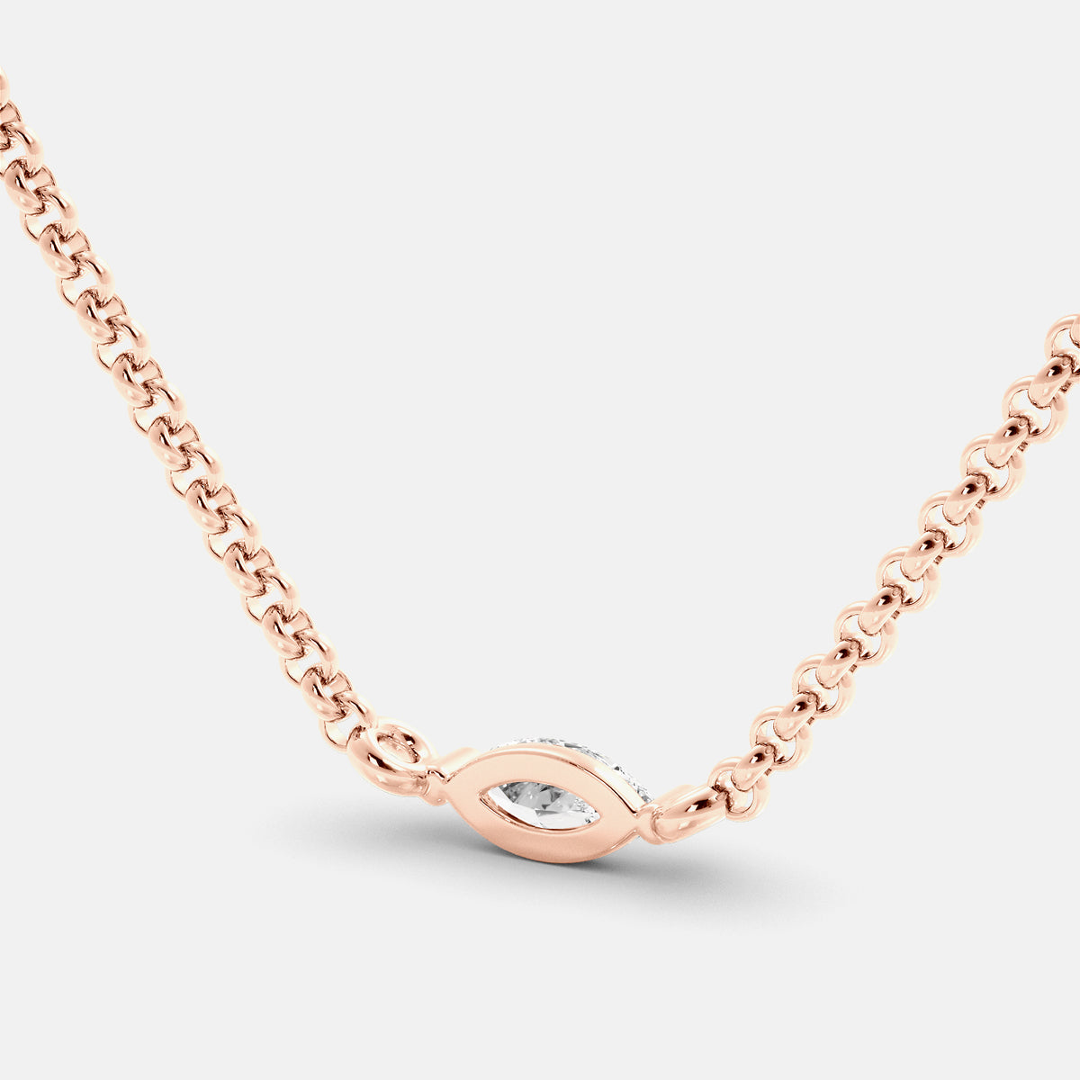 Green Amethyst Mini Evil Eye Necklace