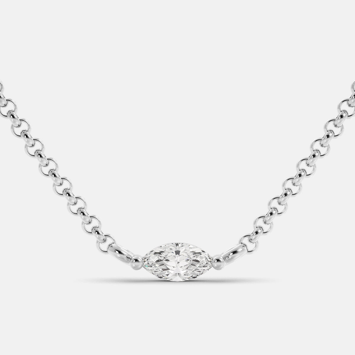 Green Amethyst Mini Evil Eye Necklace