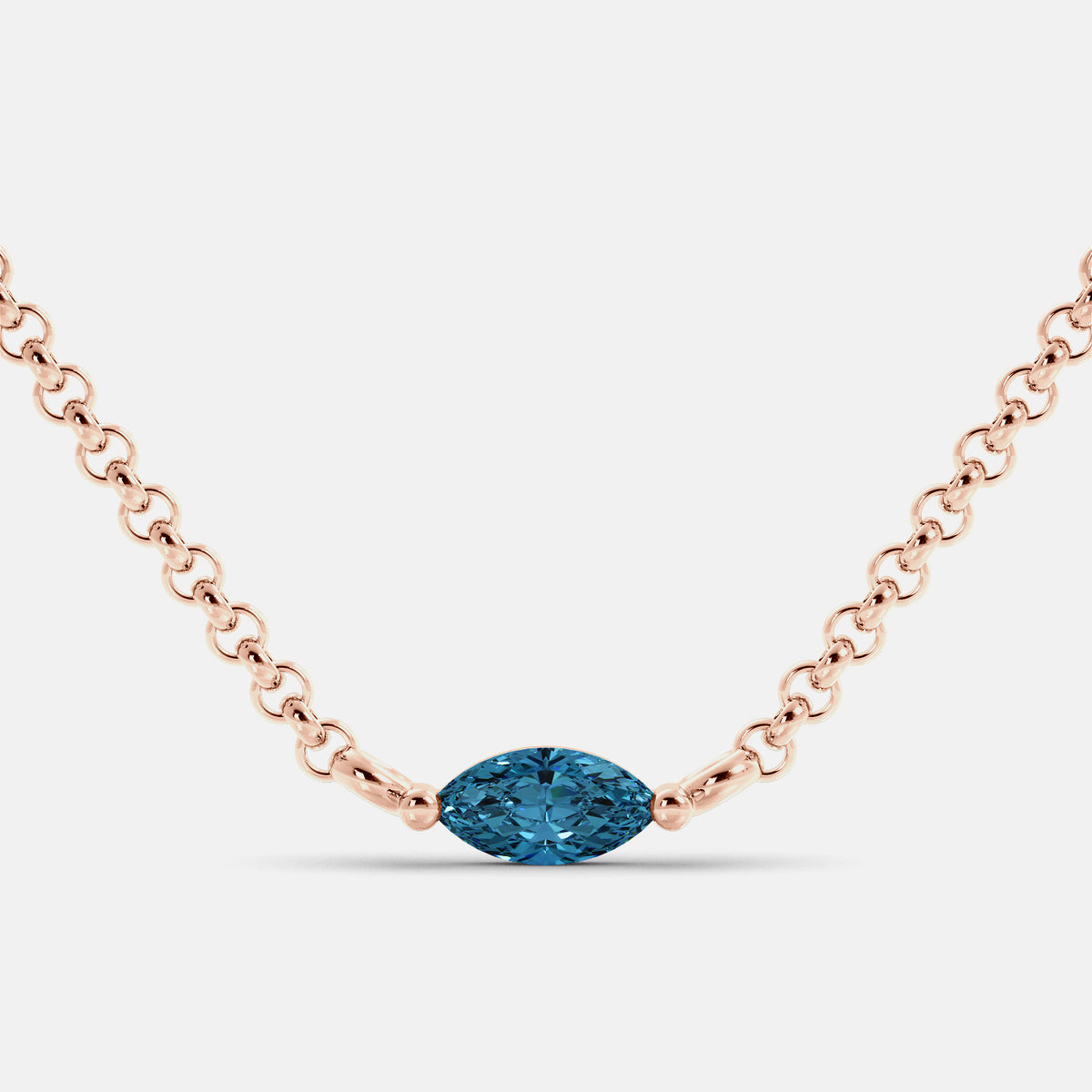 Green Amethyst Mini Evil Eye Necklace