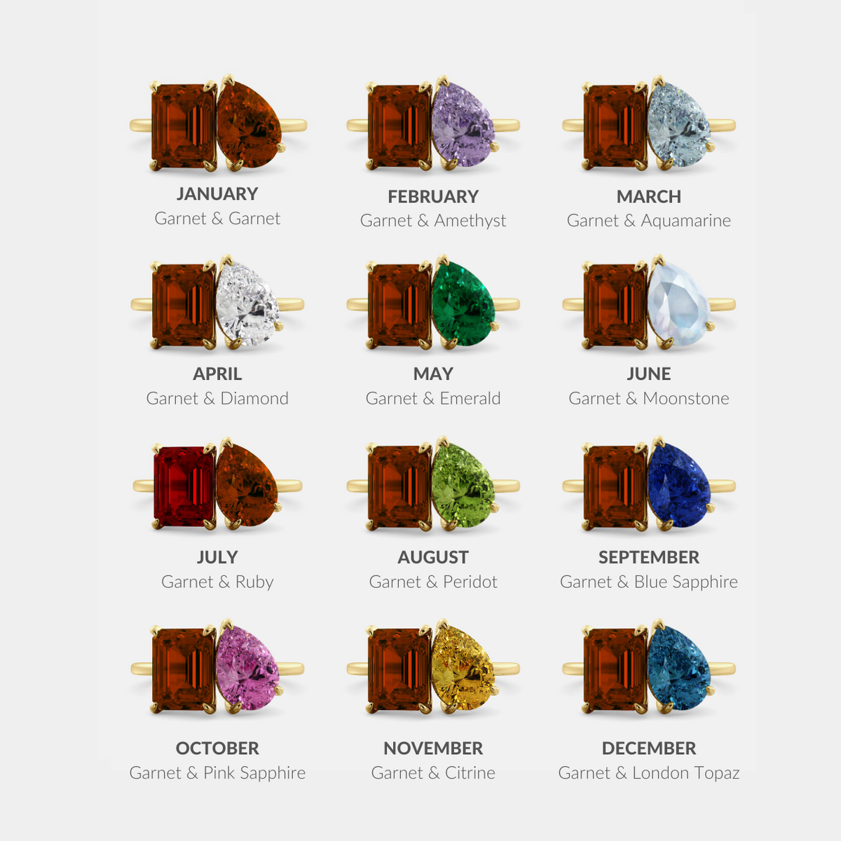 January X August Ring