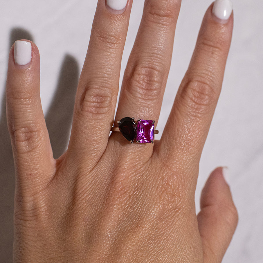 October Toi et Moi Ring