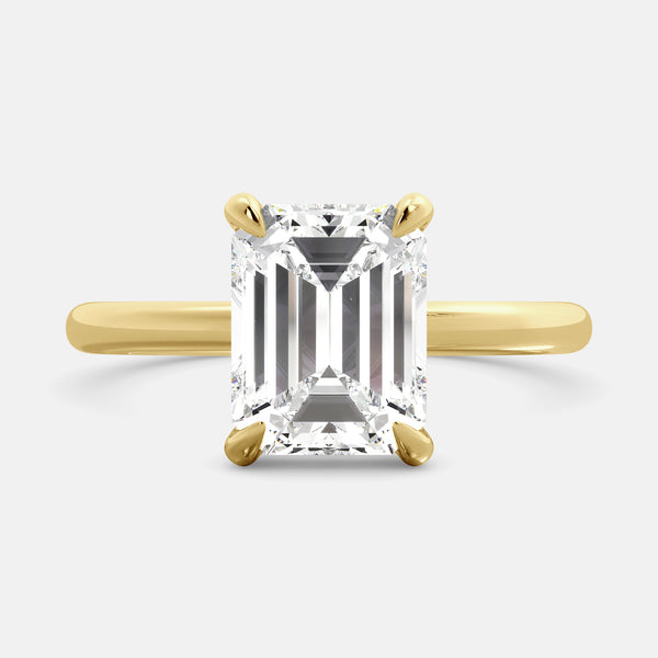 The One Emerald-Cut Solitaire Ring