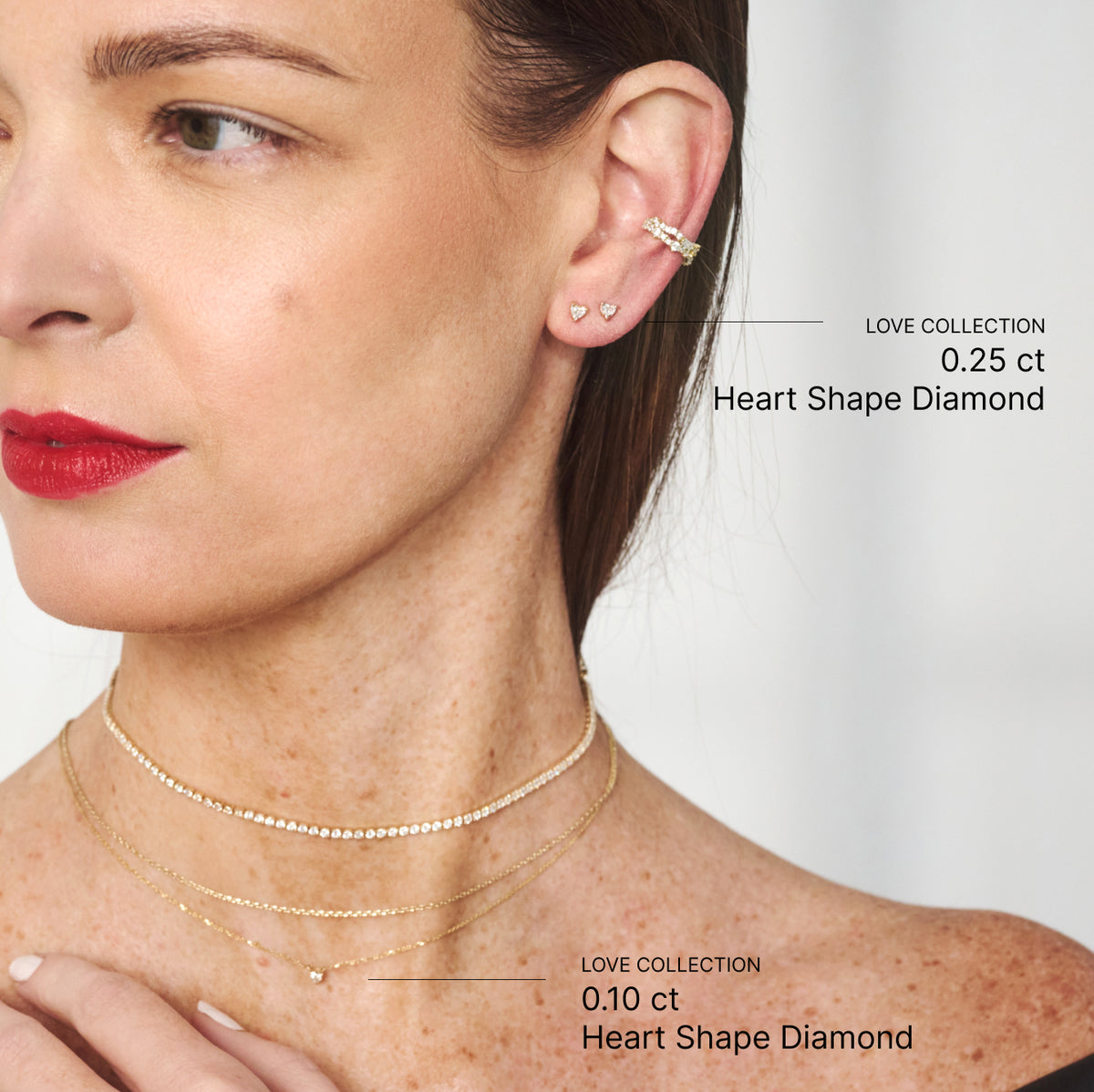 Cari Diamond Stud Earrings