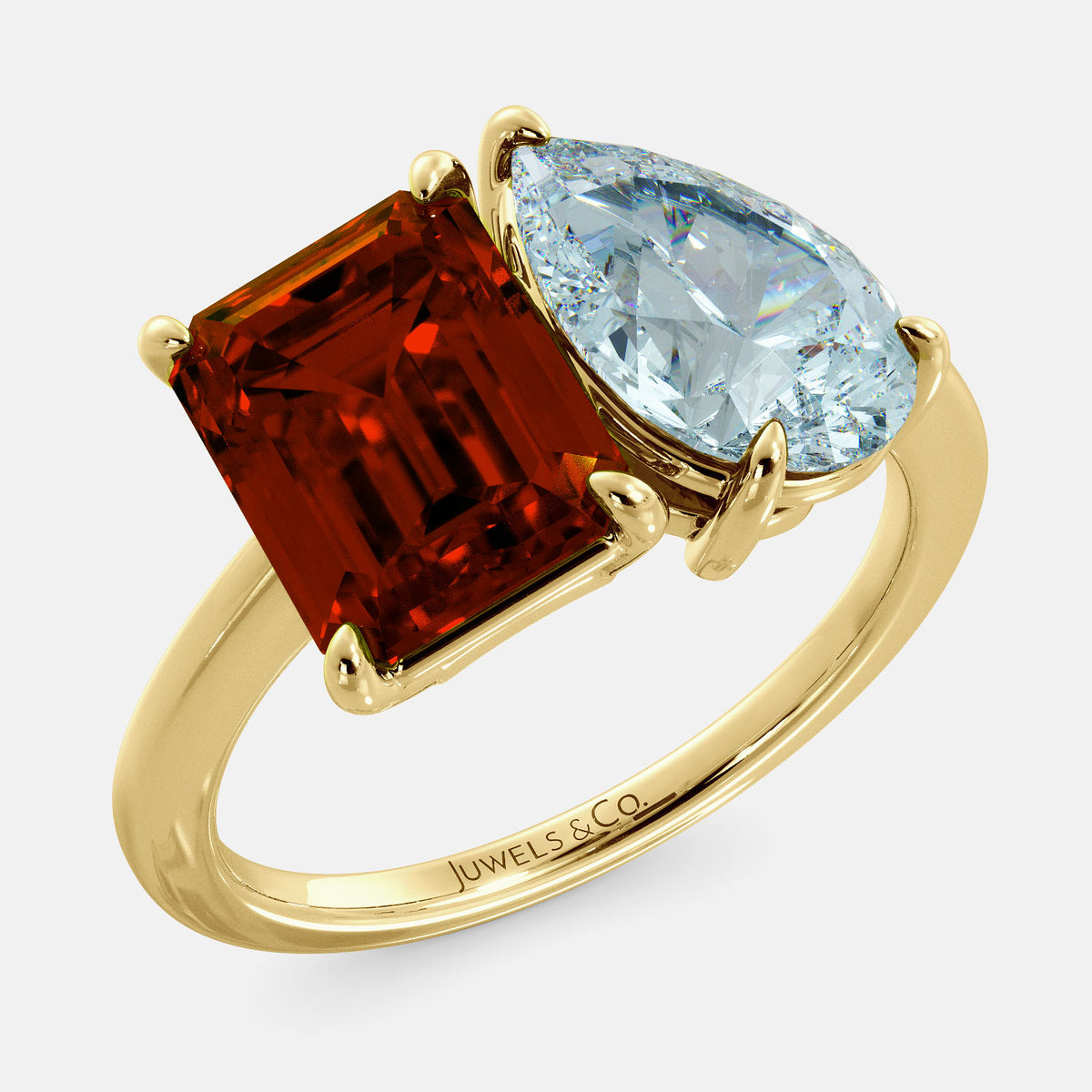 January Toi et Moi Ring