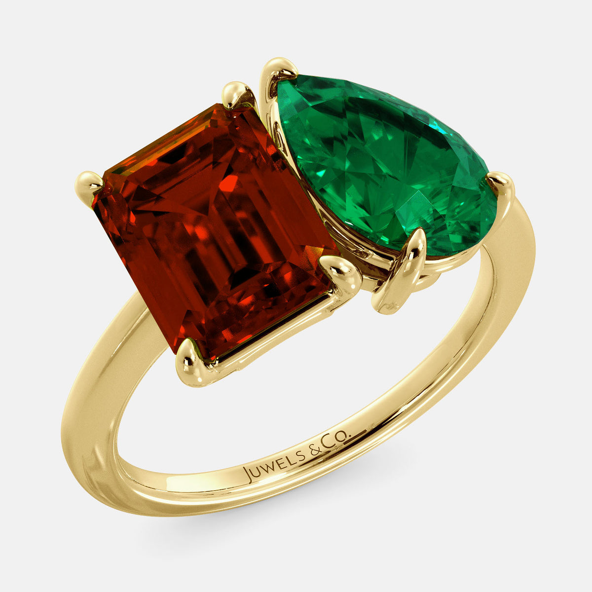 January Toi et Moi Ring