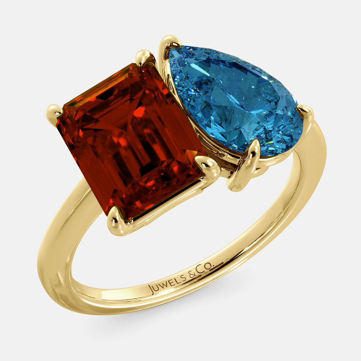 January Toi et Moi Ring