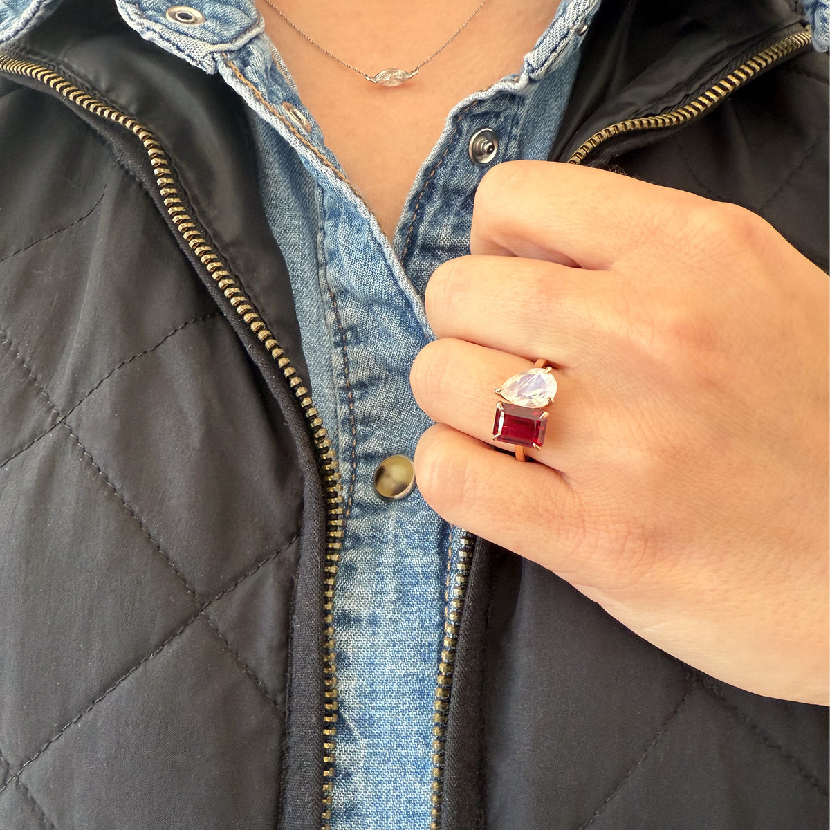 July Toi et Moi Ring