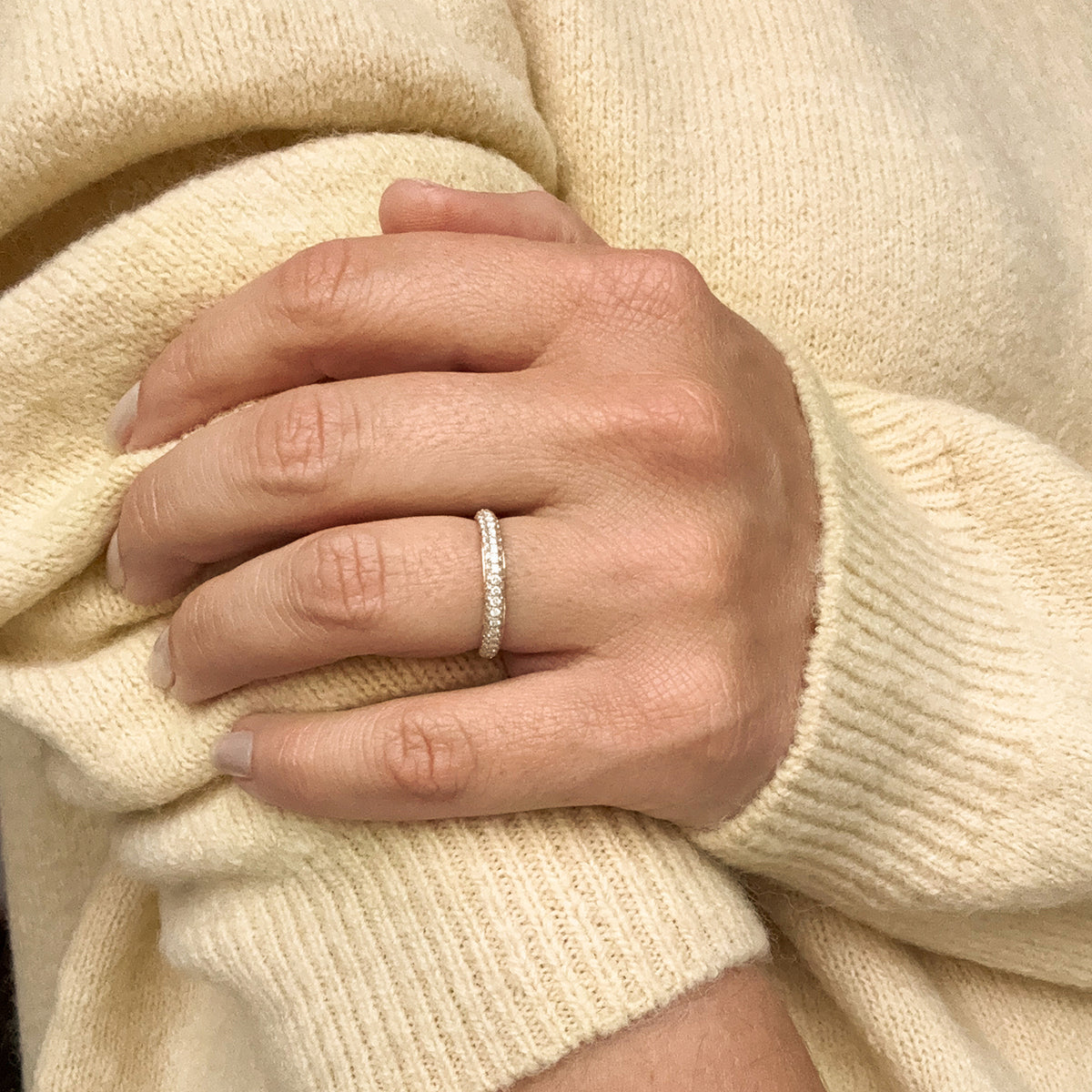 Forevermore Pavé Eternity Band