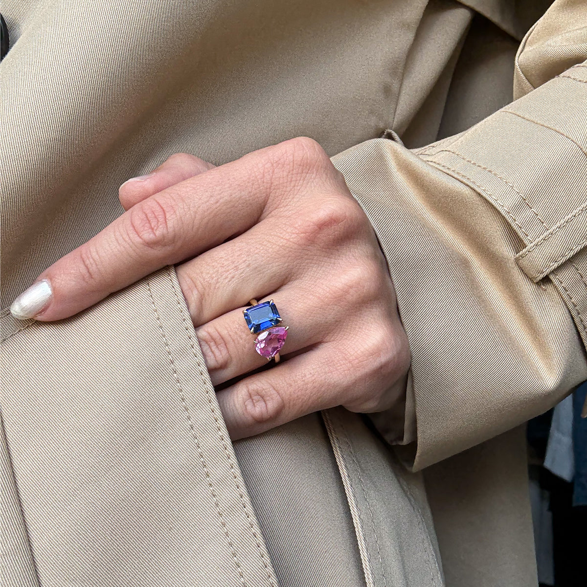 September Toi et Moi Ring
