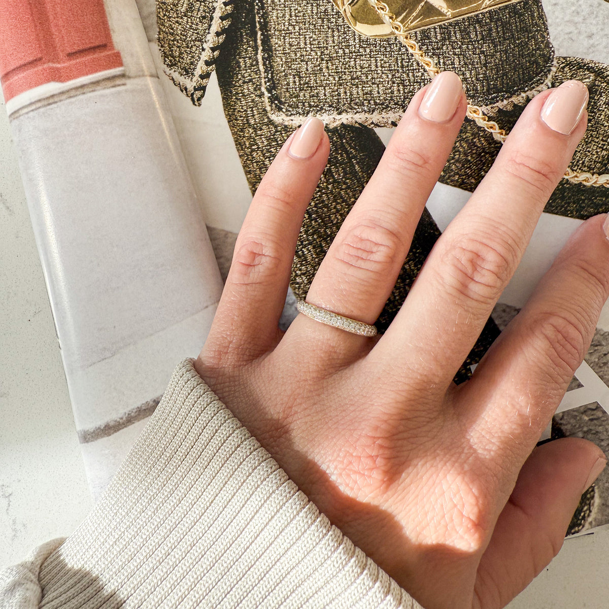 Forevermore Pavé Eternity Band