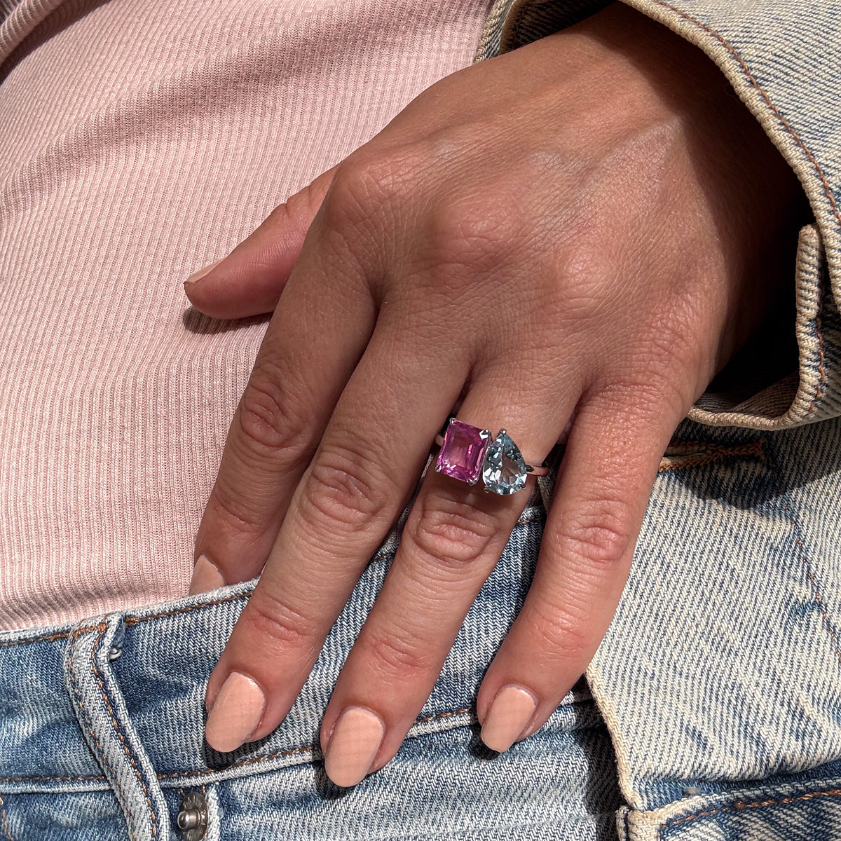 October Toi et Moi Ring