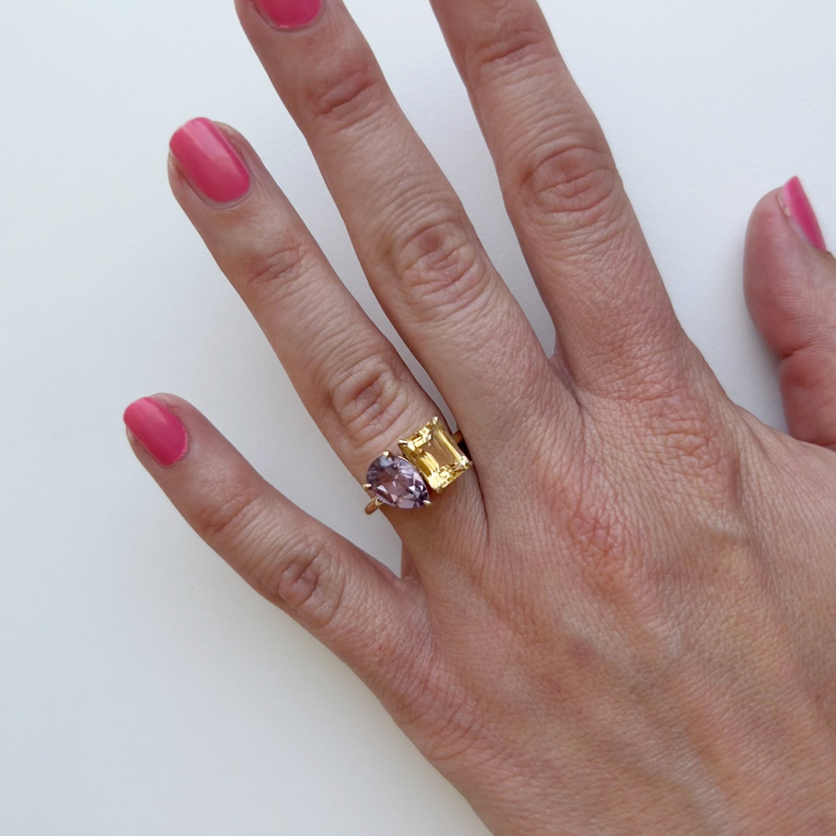 November Toi et Moi Ring