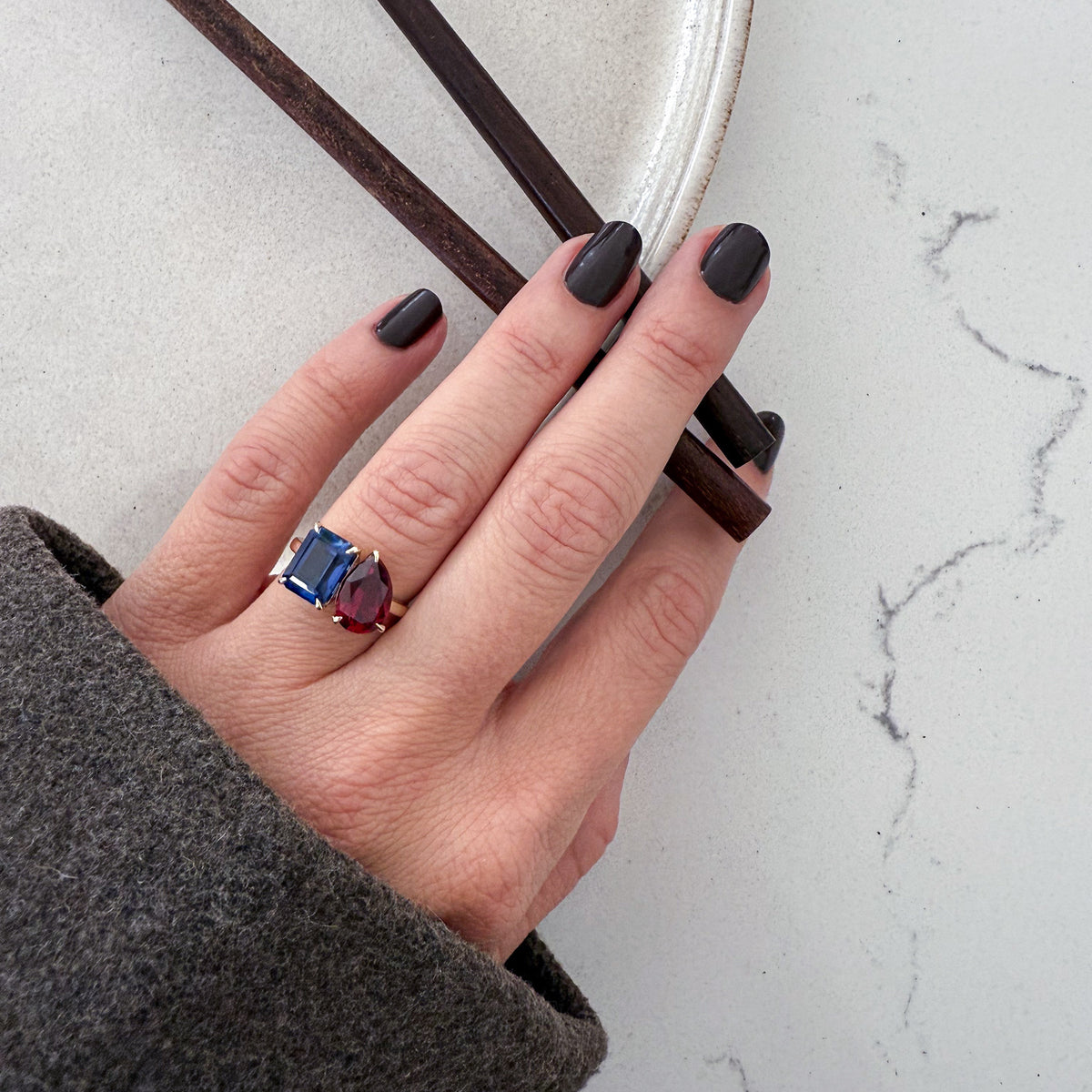 September Toi et Moi Ring
