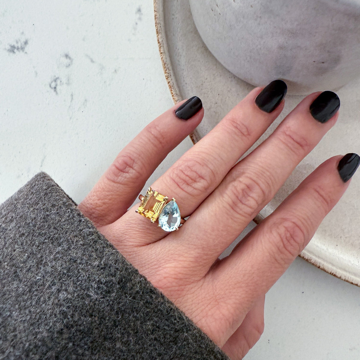 November Toi et Moi Ring