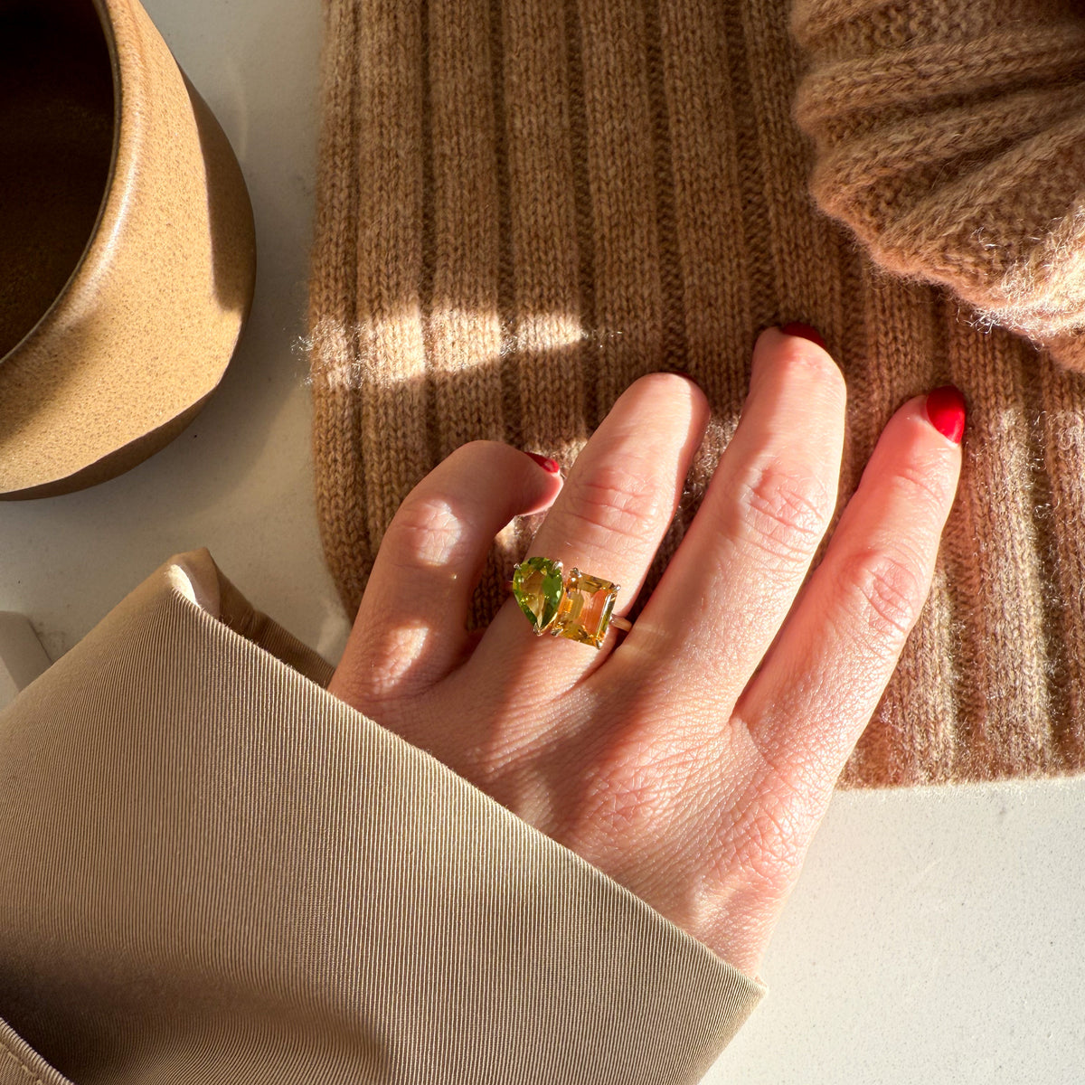 November Toi et Moi Ring