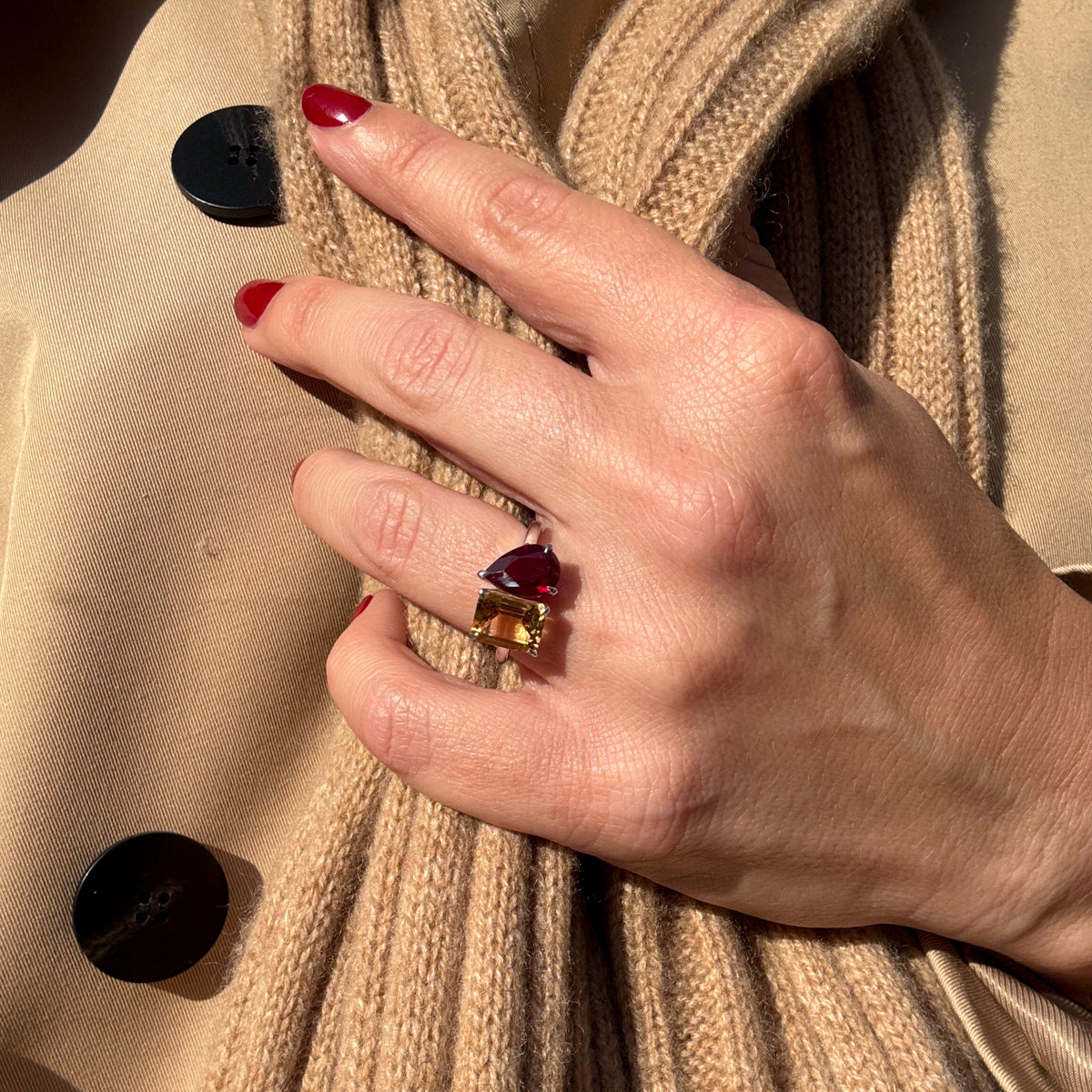 November Toi et Moi Ring