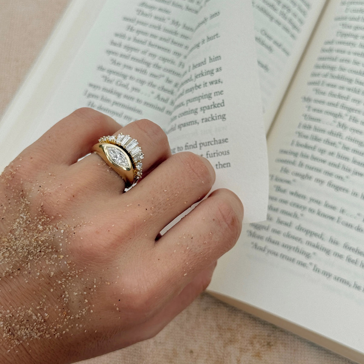 The Evil Eye Ring Set - Diamond