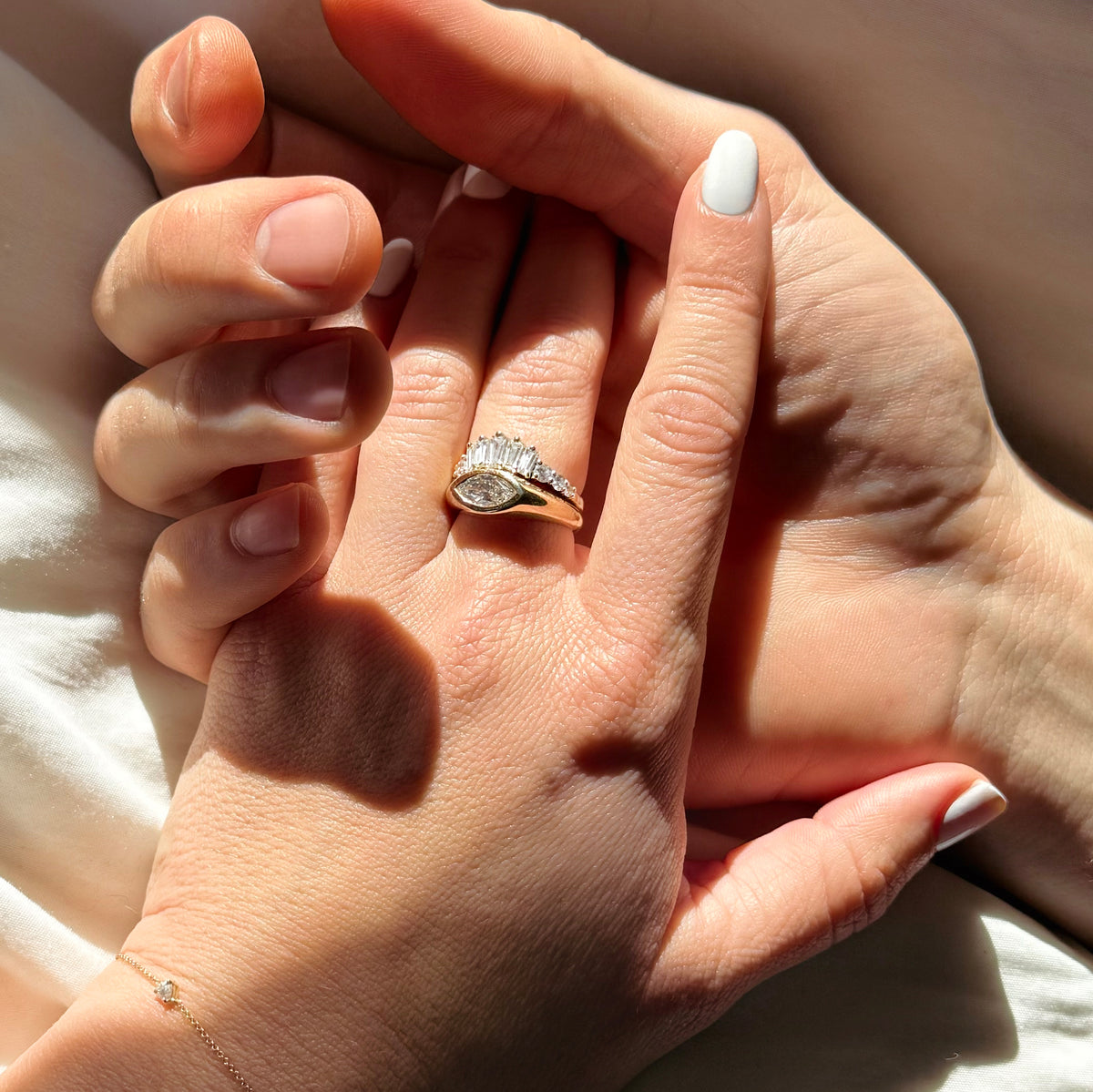 Evil Eye Ring Set – Diamond