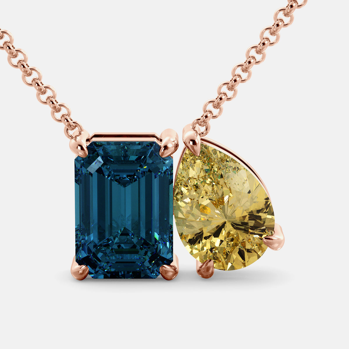 December Toi et Moi Necklace