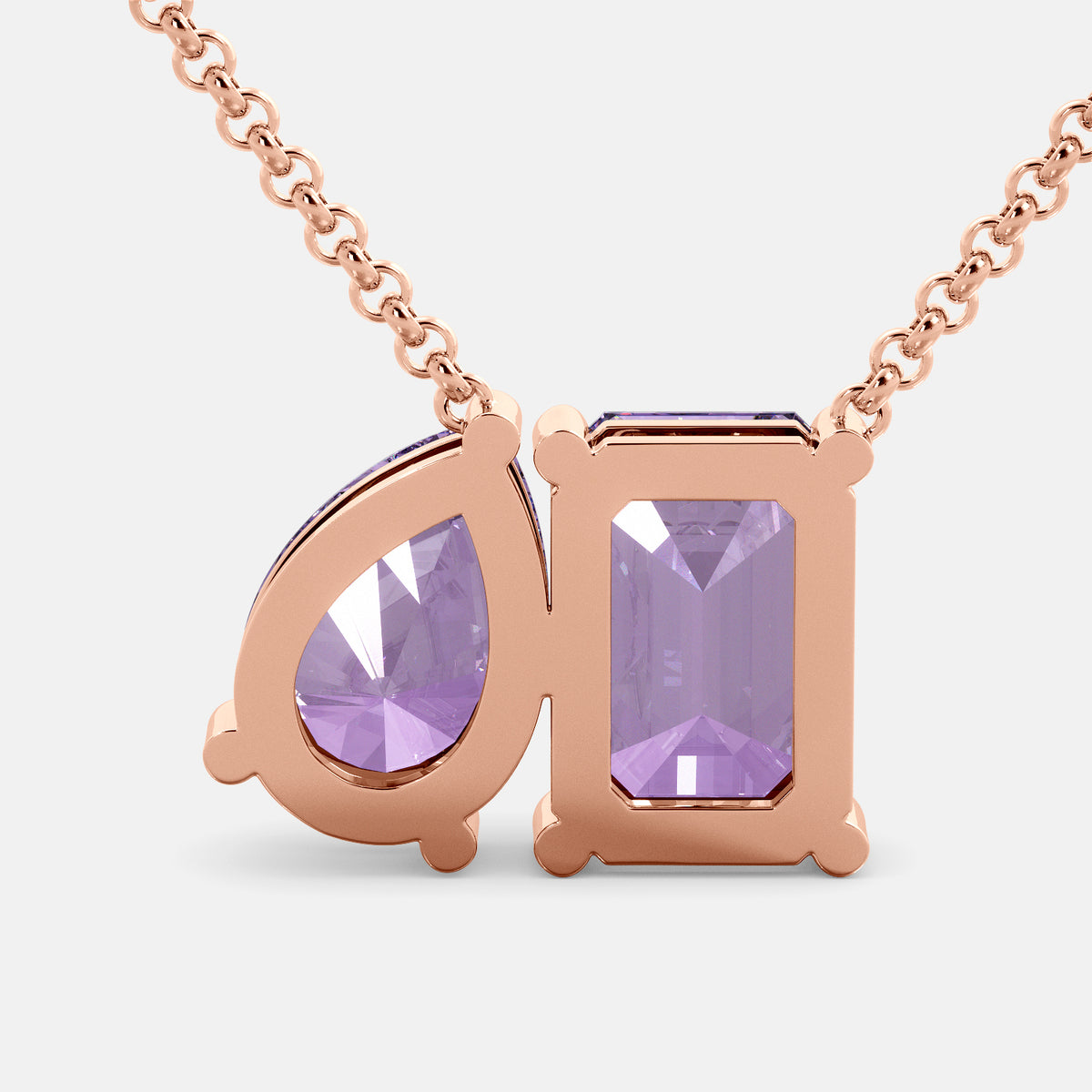 February Toi et Moi Necklace