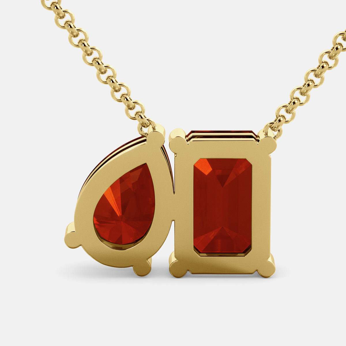 January Toi et Moi Necklace