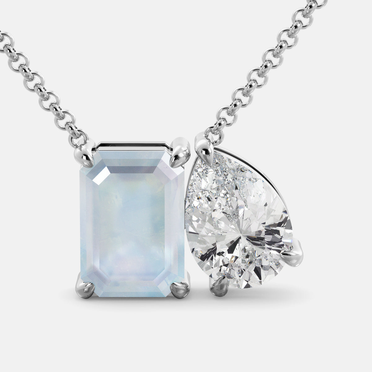 June Toi et Moi Necklace