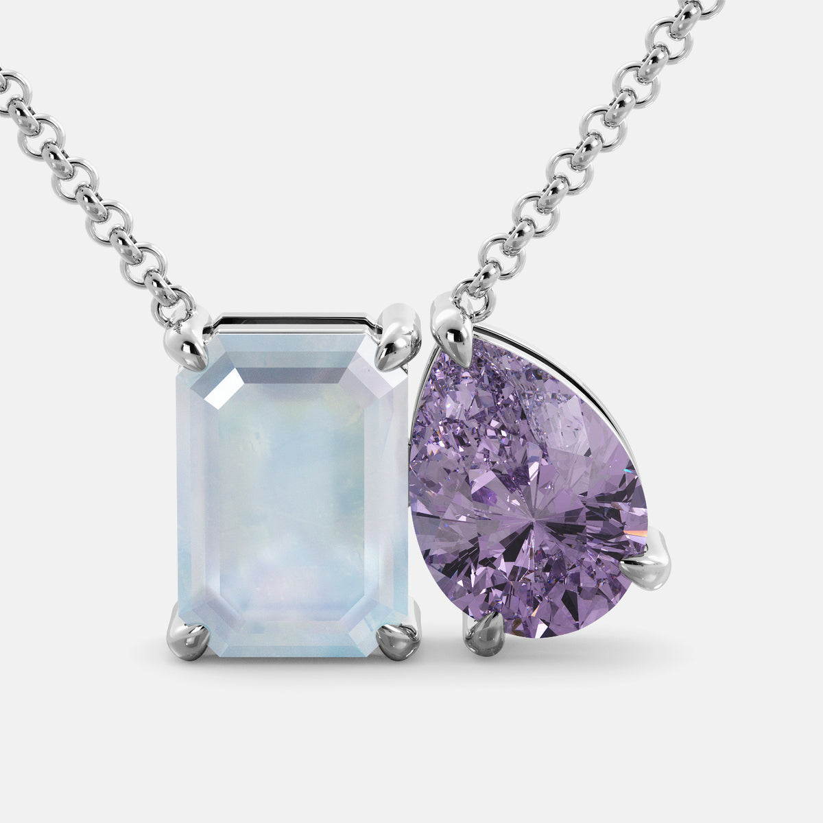 June Toi et Moi Necklace