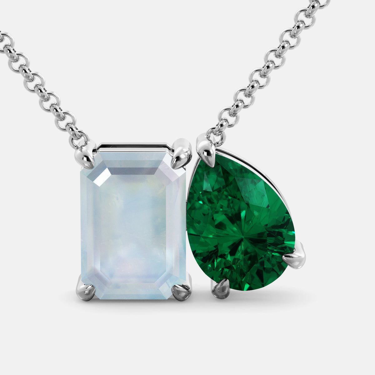 June Toi et Moi Necklace