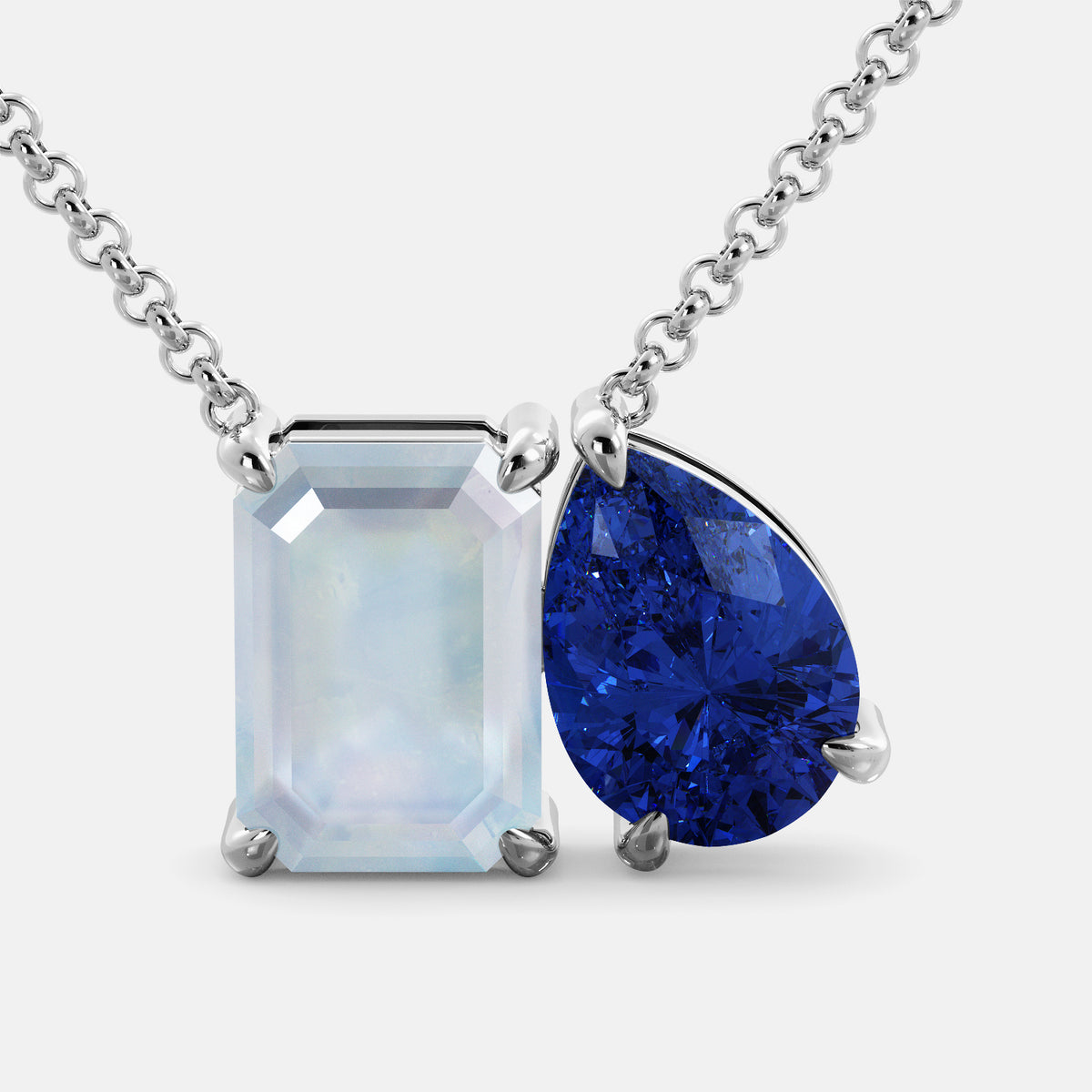 June Toi et Moi Necklace