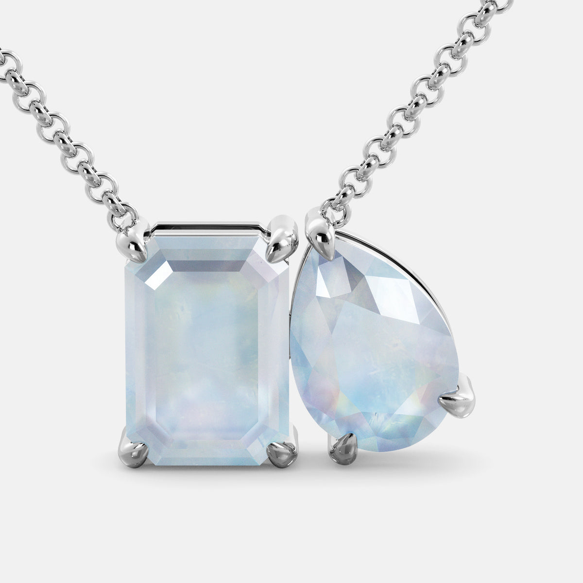 June Toi et Moi Necklace