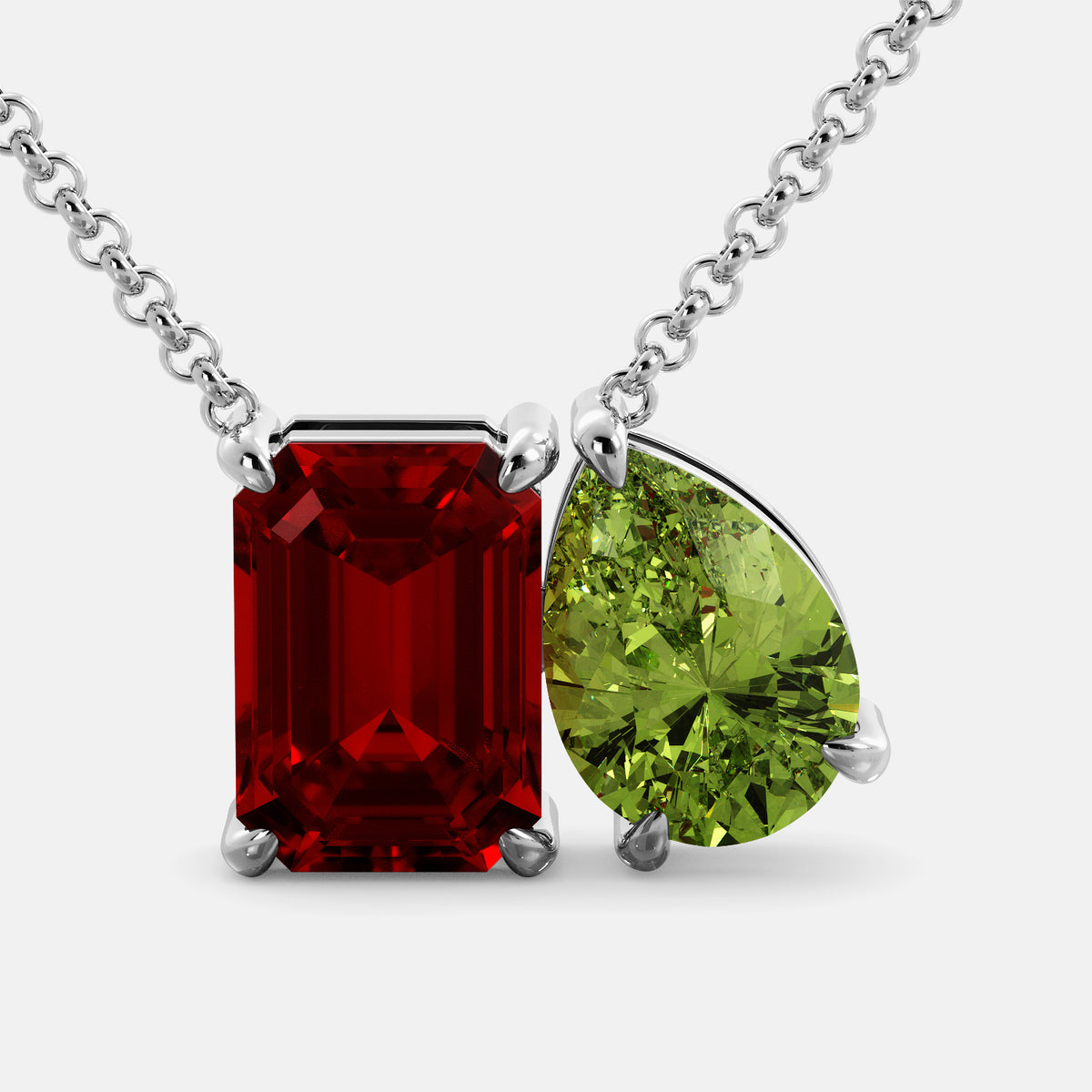 July Toi et Moi Necklace