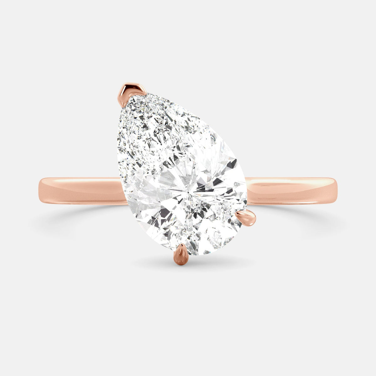 The Emilia Pear Diamond Ring: Where Elegance Meets Empowerment