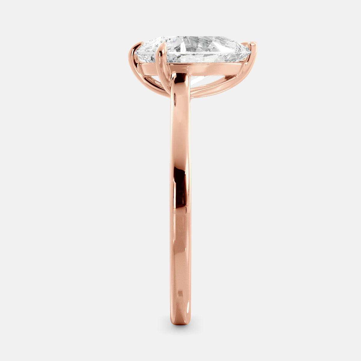 The Emilia Pear Diamond Ring