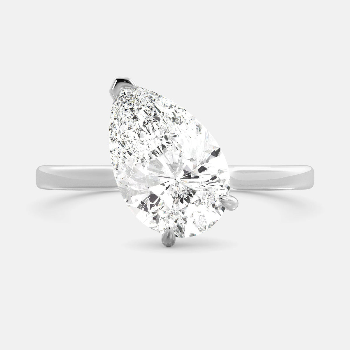 The Emilia Pear Diamond Ring: Where Elegance Meets Empowerment