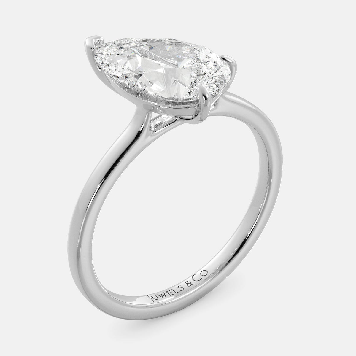 The Emilia Pear Diamond Ring: Where Elegance Meets Empowerment