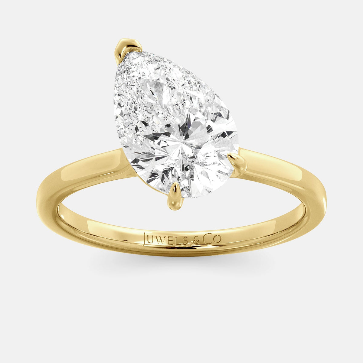 The Emilia Pear Diamond Ring: Where Elegance Meets Empowerment