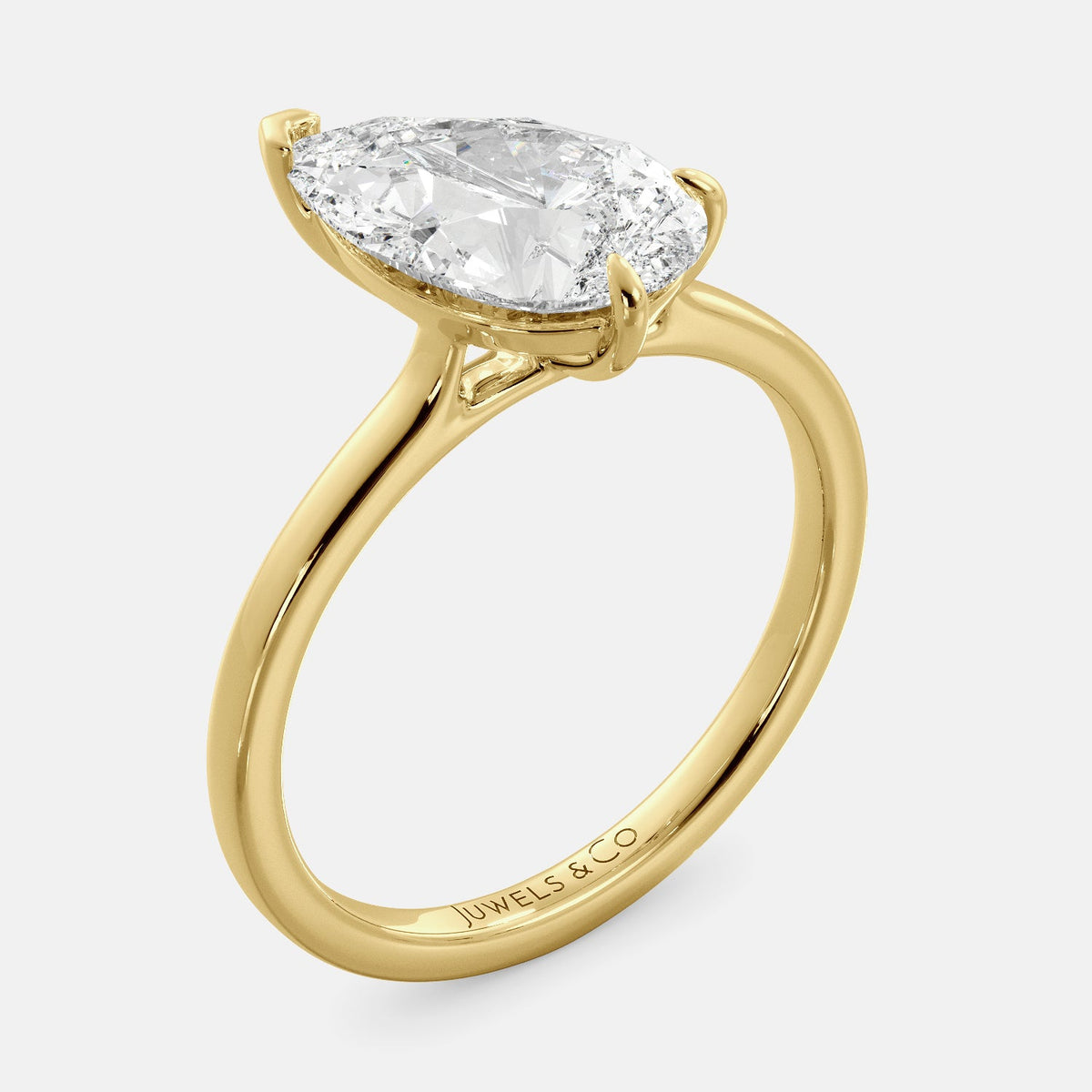 The Emilia Pear Diamond Ring: Where Elegance Meets Empowerment