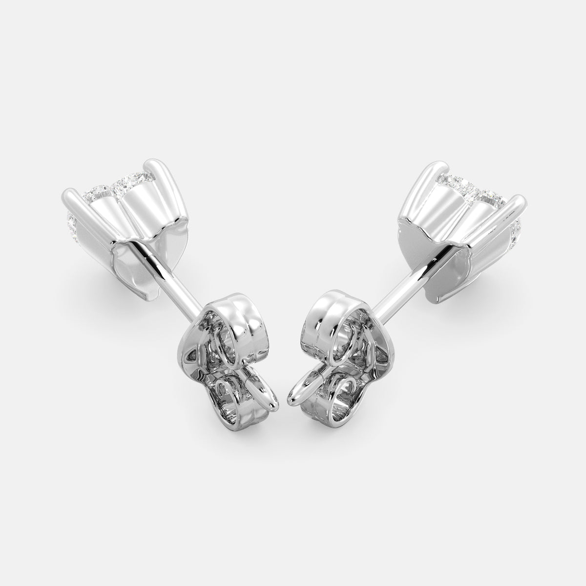 Cari Diamond Stud Earrings
