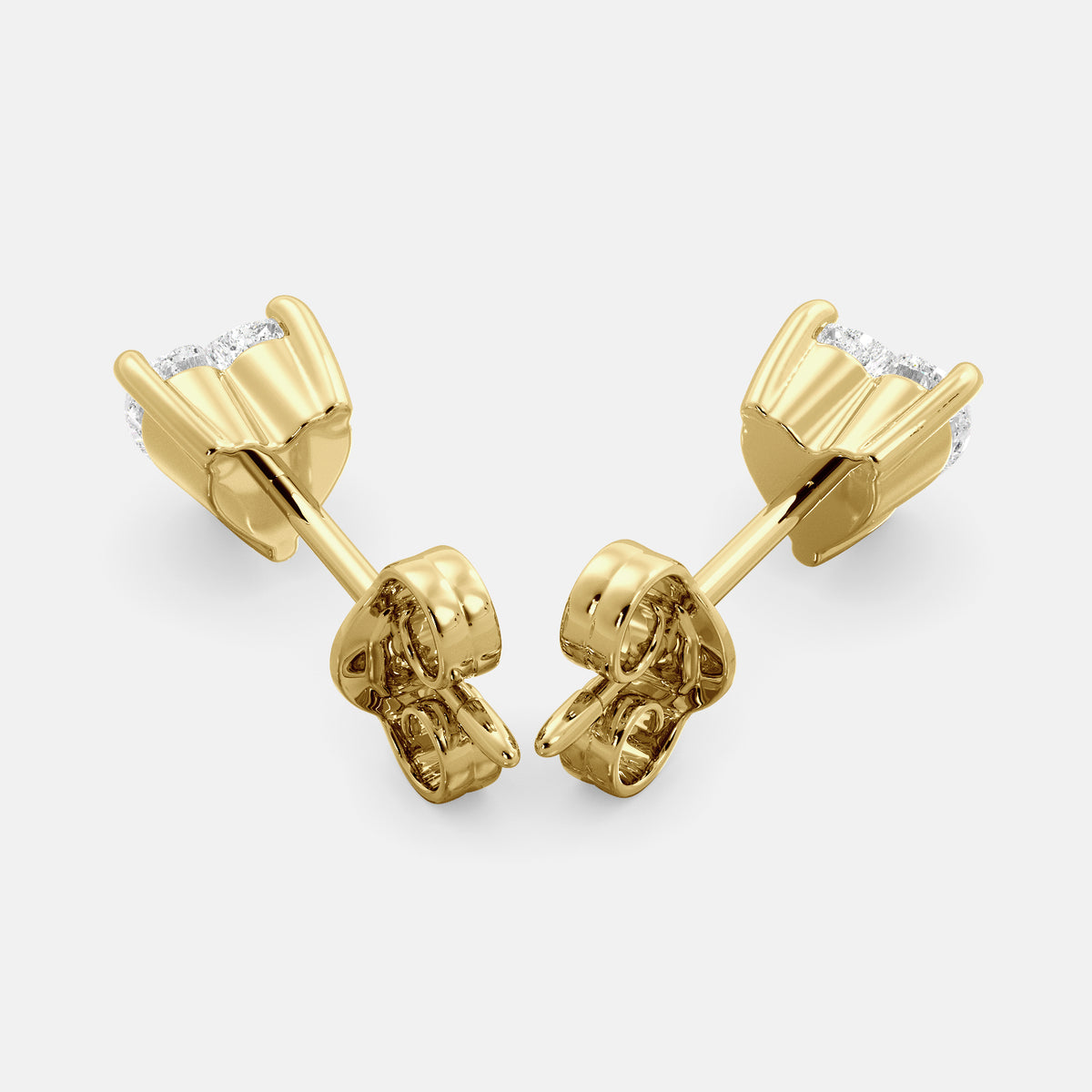 Cari Diamond Stud Earrings