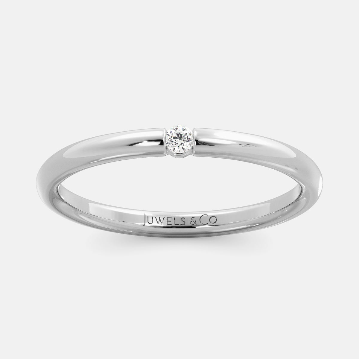 Forevermore Clamped Diamond Band