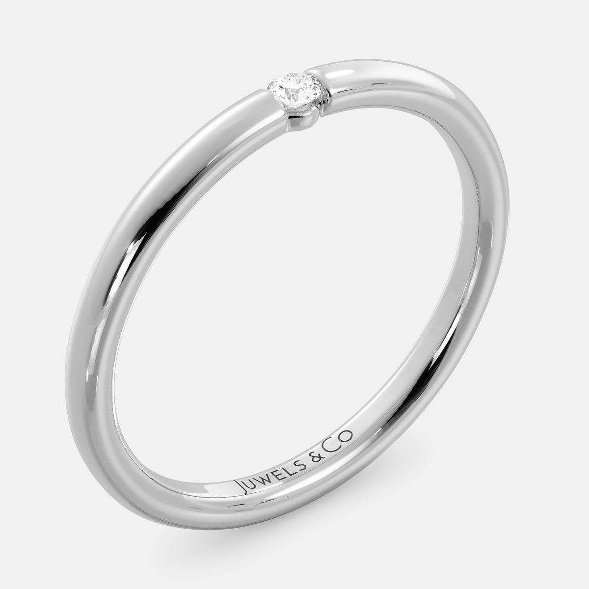 Forevermore Clamped Diamond Band
