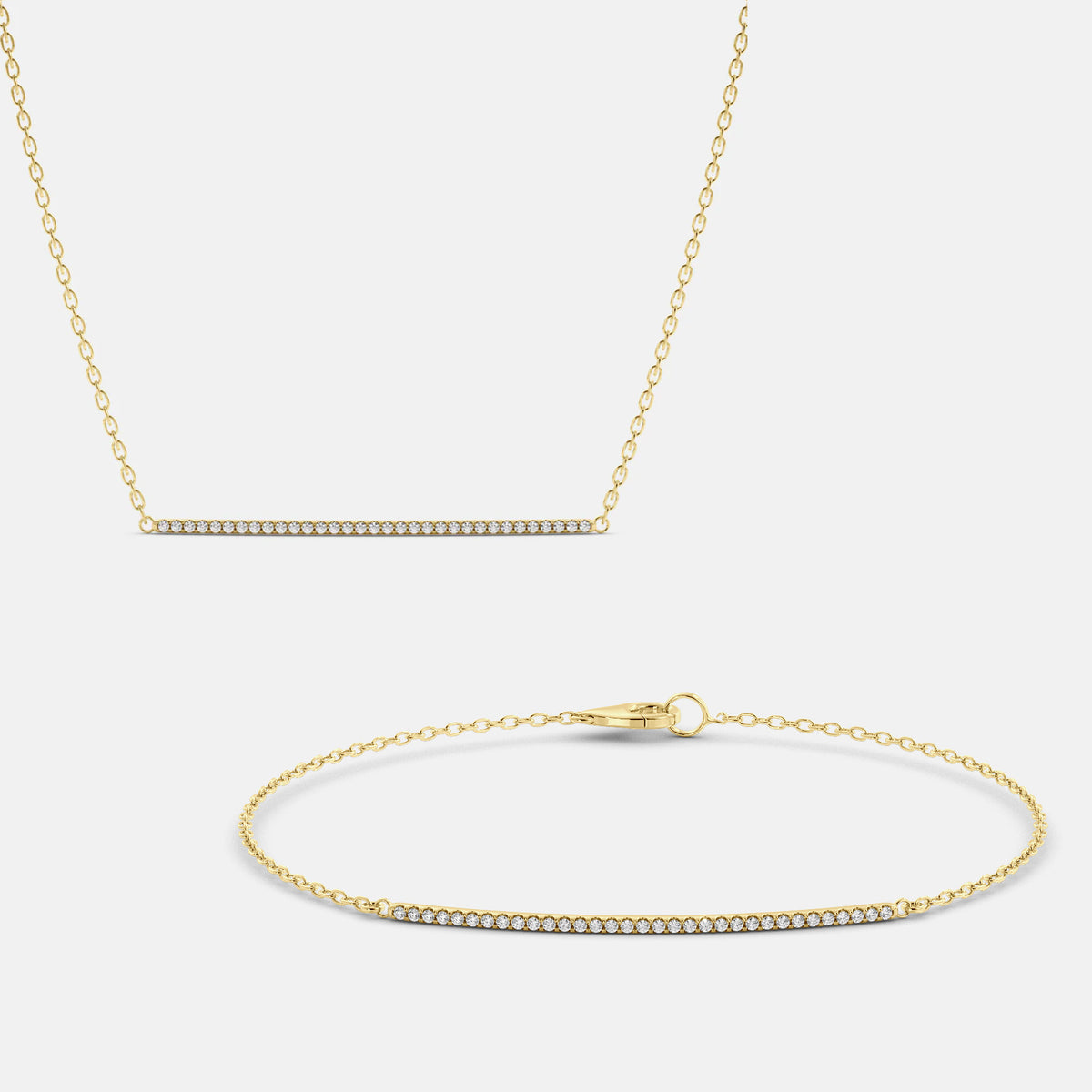 Celeste Diamond Necklace & Bracelet Set