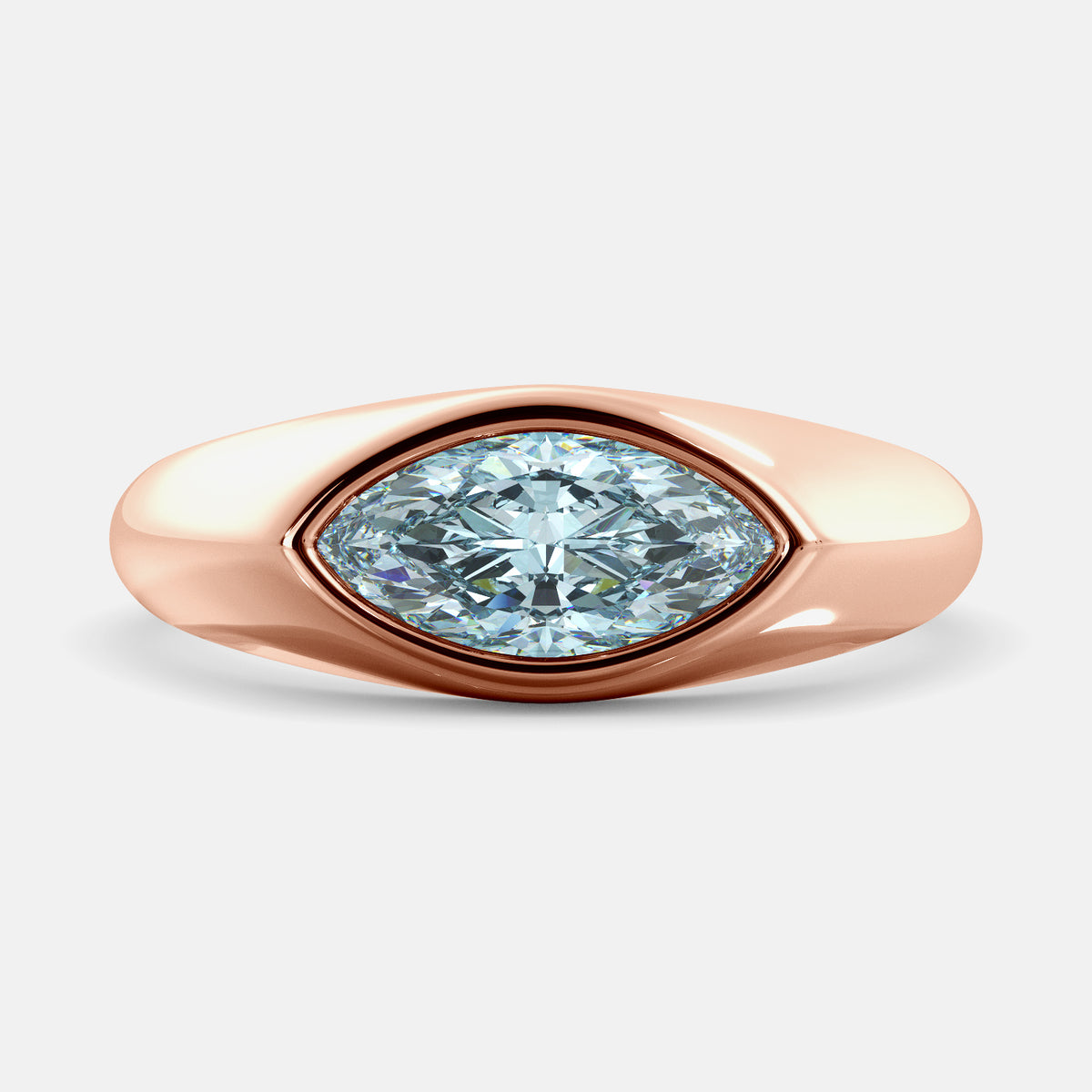 Diamond Evil Eye Protection Ring