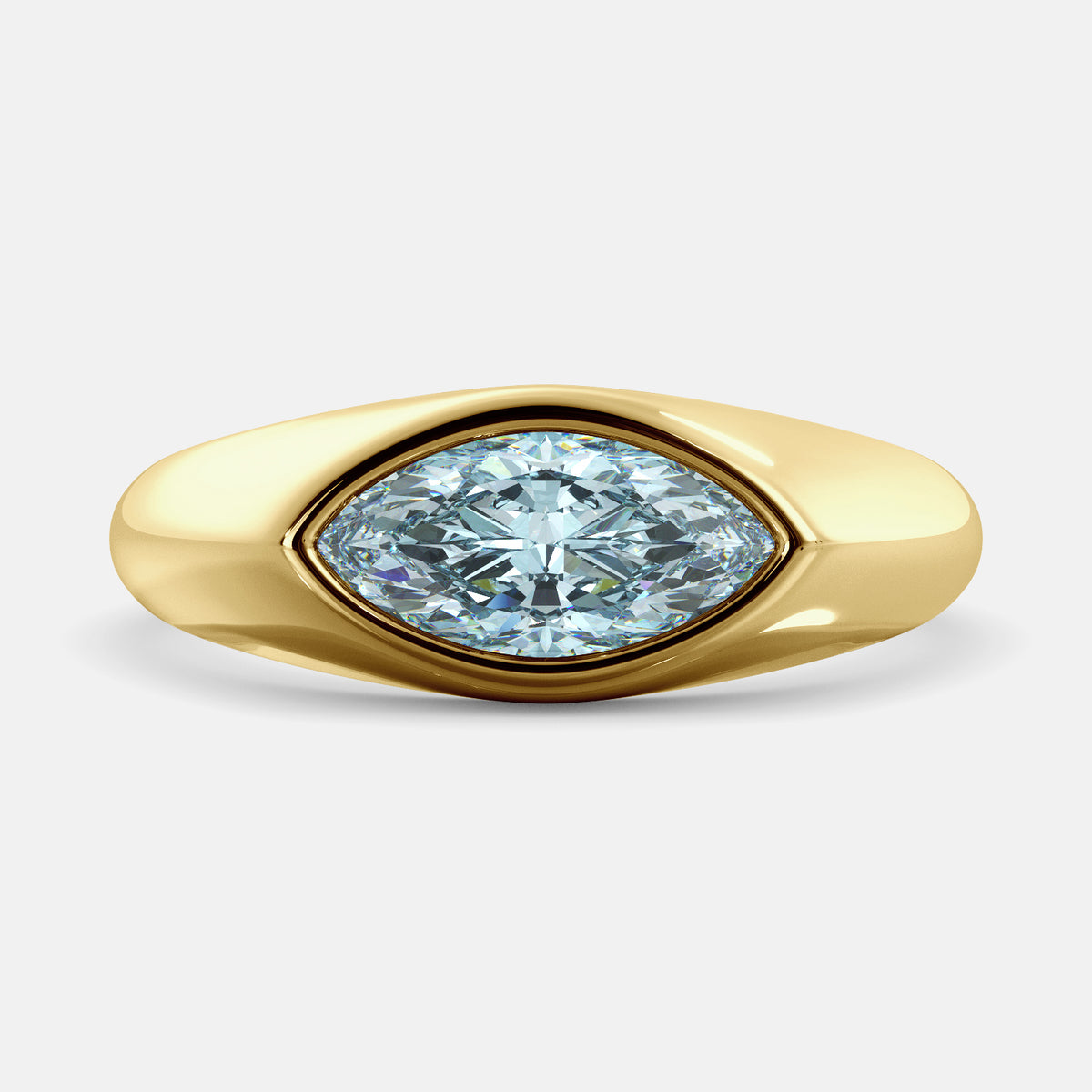 Brown Evil Eye Ring
