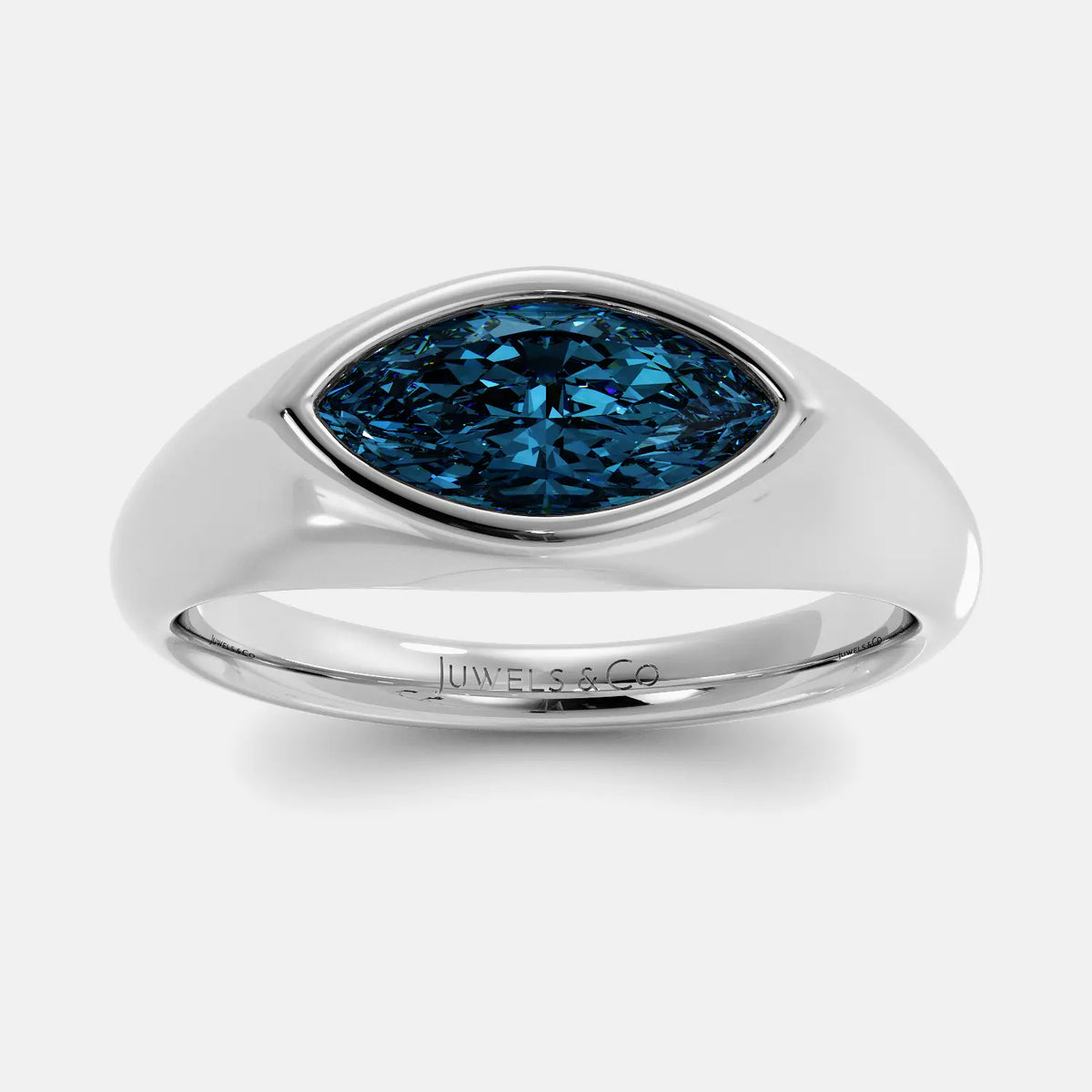 Dark Green Evil Eye Ring