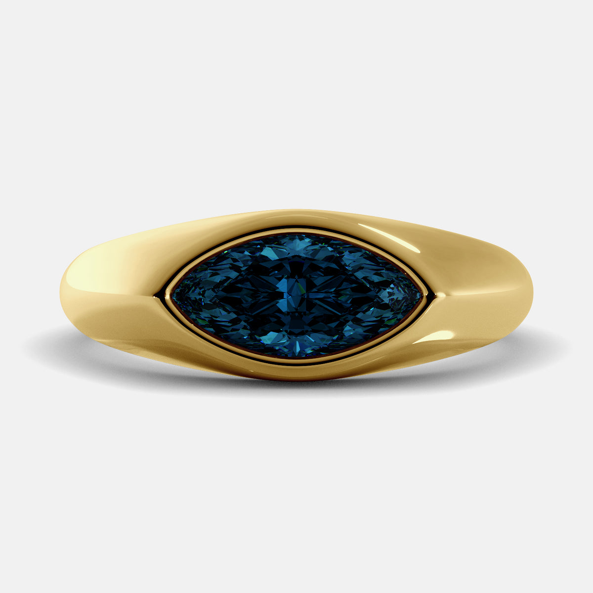 Light Blue Evil Eye Protection Ring