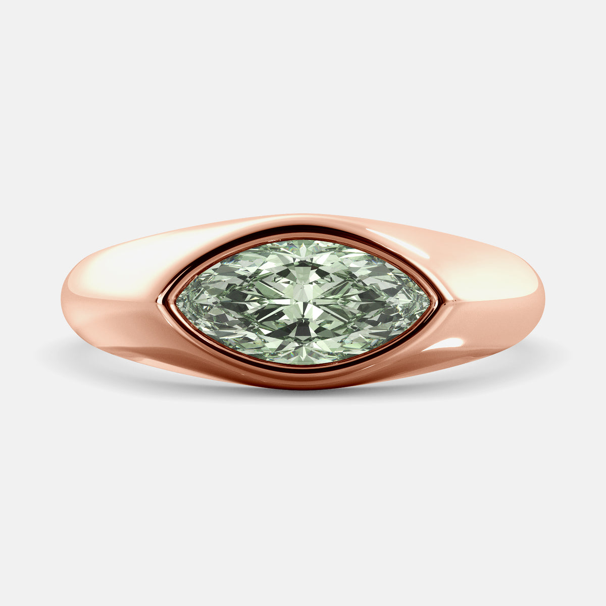 Dark Green Evil Eye Protection Ring