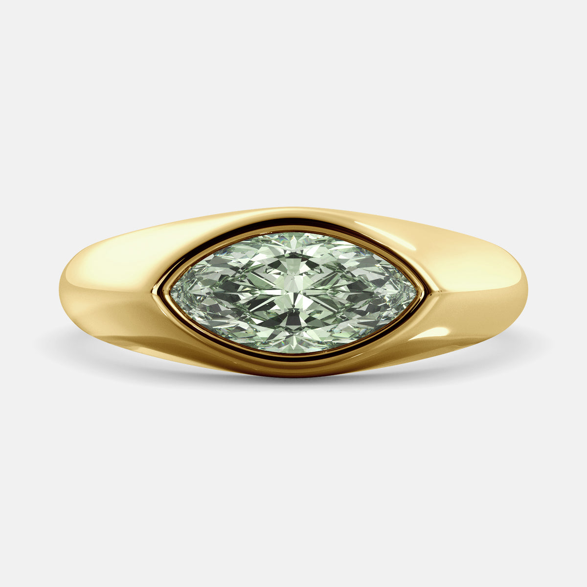 Dark Green Evil Eye Protection Ring